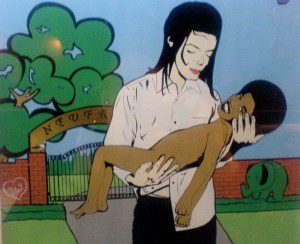 Une affiche dans le métro