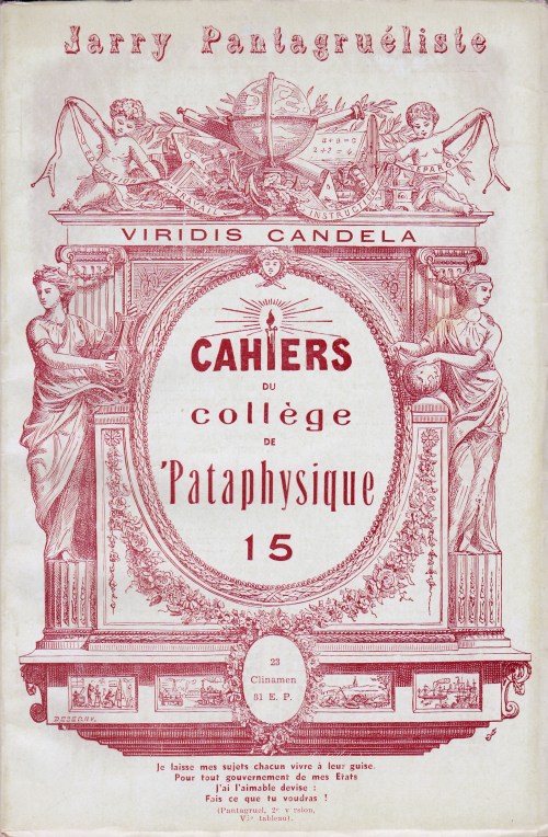 Cahiers_du_Collège_de_’Pataphysique